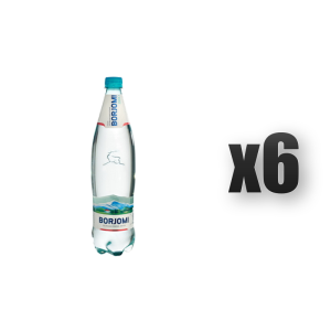 Borjomi woda mineralna gazowana 1,0 l 6 szt.