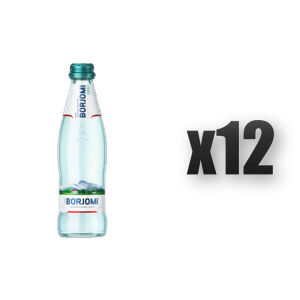 Borjomi woda mineralna 0,33 l 12 szt.