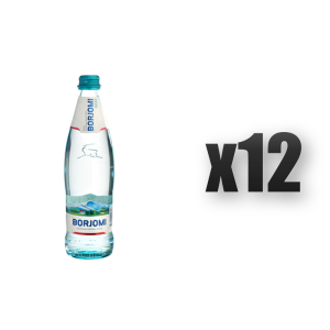 Borjomi woda mineralna gazowana 500 ml 12 szt.