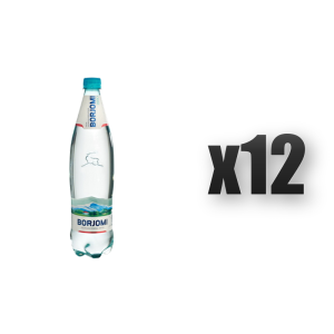 Borjomi woda mineralna gazowana 1,0 l 12 szt.