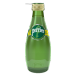 Perrier woda mineralna gazowana 330 ml w szklanej butelce