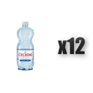 Woda Mineralna Cechini Muszyna - Niskonasycona Niegazowana Butelka 1l 12 szt.