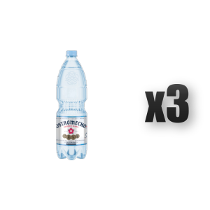 Ostromecko Woda Mineralna gazowana niskosodowa 1,5l 3 szt.