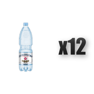 Ostromecko Woda Mineralna gazowana niskosodowa 1,5l 12 szt.