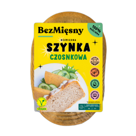 Bezmięsna Szynka czosnkowa 120 g Bezmięsna Szynka czosnkowa 120g