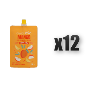 OWOLOVO Tropikalnie Mango 200 g 12 szt.