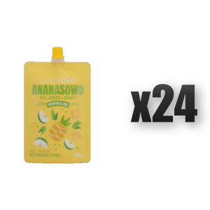 OWOLOVO Tropikalnie Ananasowo 200 g 24 szt.