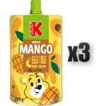 Kubuś Mus Mango Jabłko 200g 3 szt.