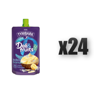 Tymbark Deli&fruit kokos banan wiórki kokosowe 170 g 24 szt.