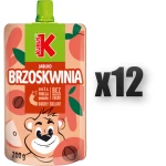Kubuś Mus Brzoskwinia Jabłko 200g 12 szt.