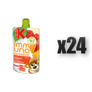 Kubuś immuno odporność mus mango acerola 100 g 24 szt.