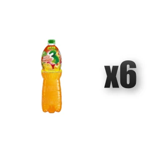 Zbyszko 3 Jabłko Pomarańcza Brzoskwinia 20% soku 1,75 l 6 szt.