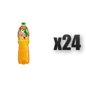 Zbyszko 3 Jabłko Pomarańcza Brzoskwinia 20% soku 1,75 l 24 szt.