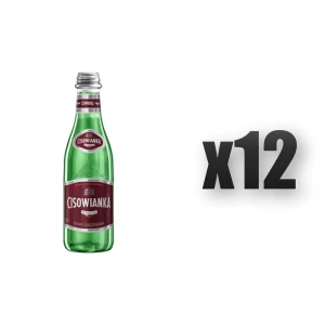 woda mineralna Cisowianka silnie gazowana, szkło 300ml 12 szt.