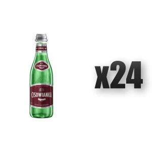 woda mineralna Cisowianka silnie gazowana, szkło 300ml 24 szt.