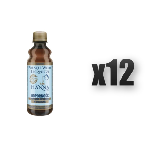 Hanna Polskie Wody Lecznicze - Woda Mineralna Lecznicza Zdrowa 330 ml 12 szt.