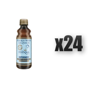 Hanna Polskie Wody Lecznicze - Woda Mineralna Lecznicza Zdrowa 330 ml 24 szt.