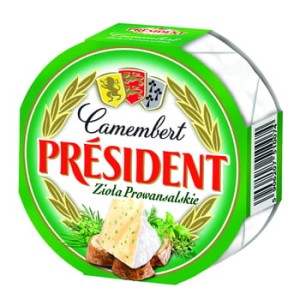 Ser camembert President zioła prowansalskie Lactalis 120 g