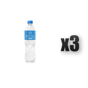 Cristal woda źródlana lekko gazowana 500 ml 3 szt.