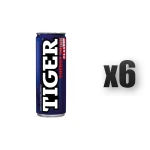Tiger Energy Drink Gazowany napój energetyzujący 250 ml 6 szt.