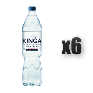 Woda Mineralna Kinga Pienińska 1,5l gazowana 6 szt.