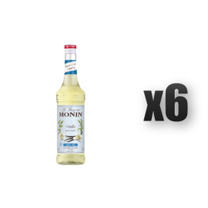 Monin Vanilla Sugar Free - syrop bezcukrowy waniliowy 0,7l 6 szt.