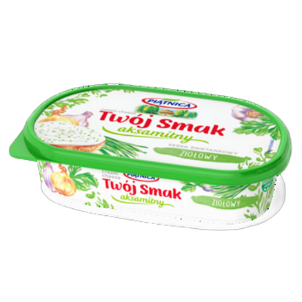 Serek Twój Smak aksamitny ziołowy Piątnica 135 g Serek Twój Smak aksamitny ziołowy Piątnica 135g