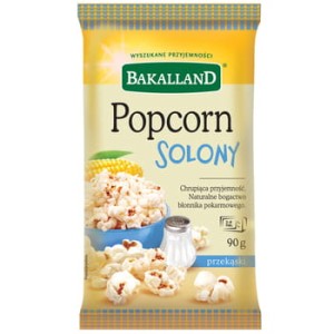 Popcorn solony Bakalland 90 g