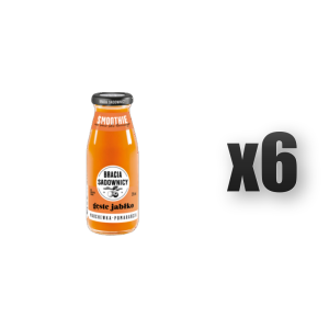 Bracia Sadownicy Gęste jabłko - marchewka pomarańcza 215 ml 6 szt.