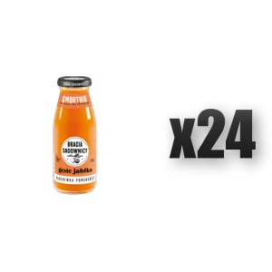 Bracia Sadownicy Gęste jabłko - marchewka pomarańcza 215 ml 24 szt.