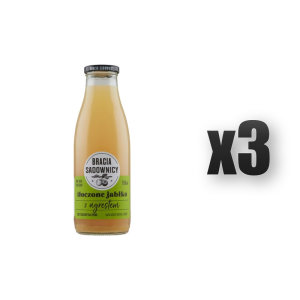 Bracia Sadownicy sok tłoczony 750 ml jabłko-agrest 3 szt.