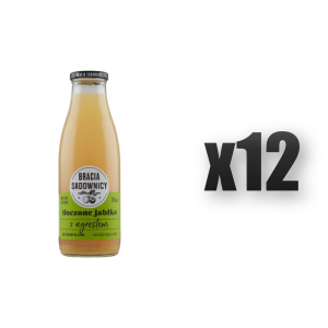 Bracia Sadownicy sok tłoczony 750 ml jabłko-agrest 12 szt.
