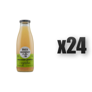 Bracia Sadownicy sok tłoczony 750 ml jabłko-agrest 24 szt.