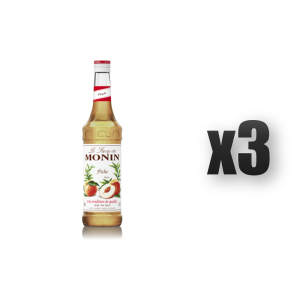 Monin Peach - syrop brzoskwiniowy 0,7l 3 szt.