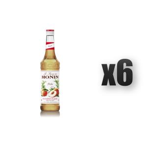 Monin Peach - syrop brzoskwiniowy 0,7l 6 szt.