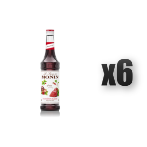 Monin Strawberry - syrop truskawkowy 0,7l 6 szt.