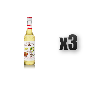 Monin Vanilla - syrop waniliowy 0,7l 3 szt.