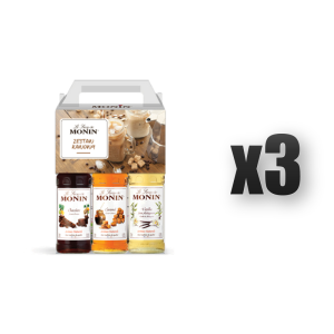 Monin Coffee Maxi Set - zestaw kawowy 3x250ml 3 szt.