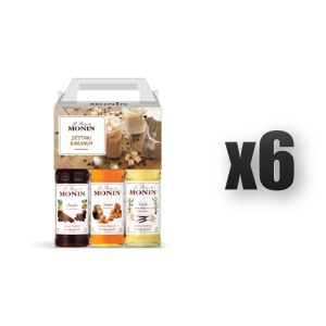 Monin Coffee Maxi Set - zestaw kawowy 3x250ml 6 szt.