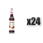 Monin Strawberry - syrop truskawkowy 0,7l 24 szt.