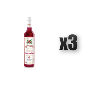 Syrop barmański grenadina Victoria Cymes 490ML 3 szt.