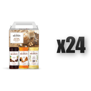 Monin Coffee Maxi Set - zestaw kawowy 3x250ml 24 szt.