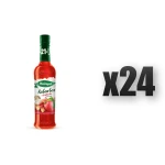 Herbapol syrop owocowy suplement diety truskawka-rabarbar z wit. D, C, B6 i cynkiem 420ml 24 szt.