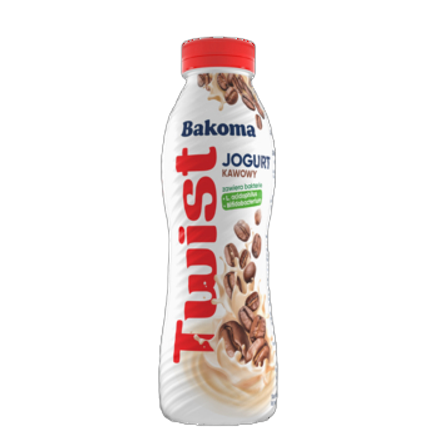 Jogurt pitny Twist kawowy 380 g Jogurt pitny Twist kawowy 380g