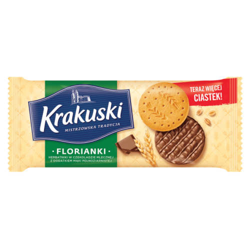 Krakuski Florianki w czekoladzie mlecznej 171 g ciastka-krakuski-florianki-w-czekoladzie-mlecznej-171g.jpg
