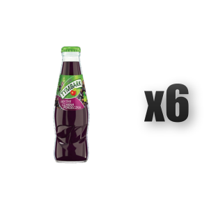 Tymbark Czarna porzeczka nektar 200 ml butelka twist off 6 szt.
