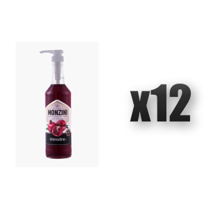 Syrop Monzini grenadine 1L z pompką 12 szt.
