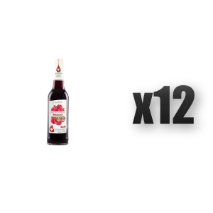 Excellence Syrop malinowy. Zawiera źródło witamin B6 i B12. - WITALNOŚĆ 320 ml . SUPLEMENT DIETY 12 szt.