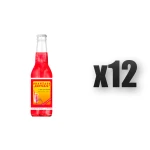 Oranżada Fantazja Czerwona Kultowa Stara Receptura Napój Gazowany 330 ml 12 szt.
