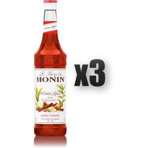 Monin Winter Spice - syrop rozgrzewający 0,7L 3 szt.